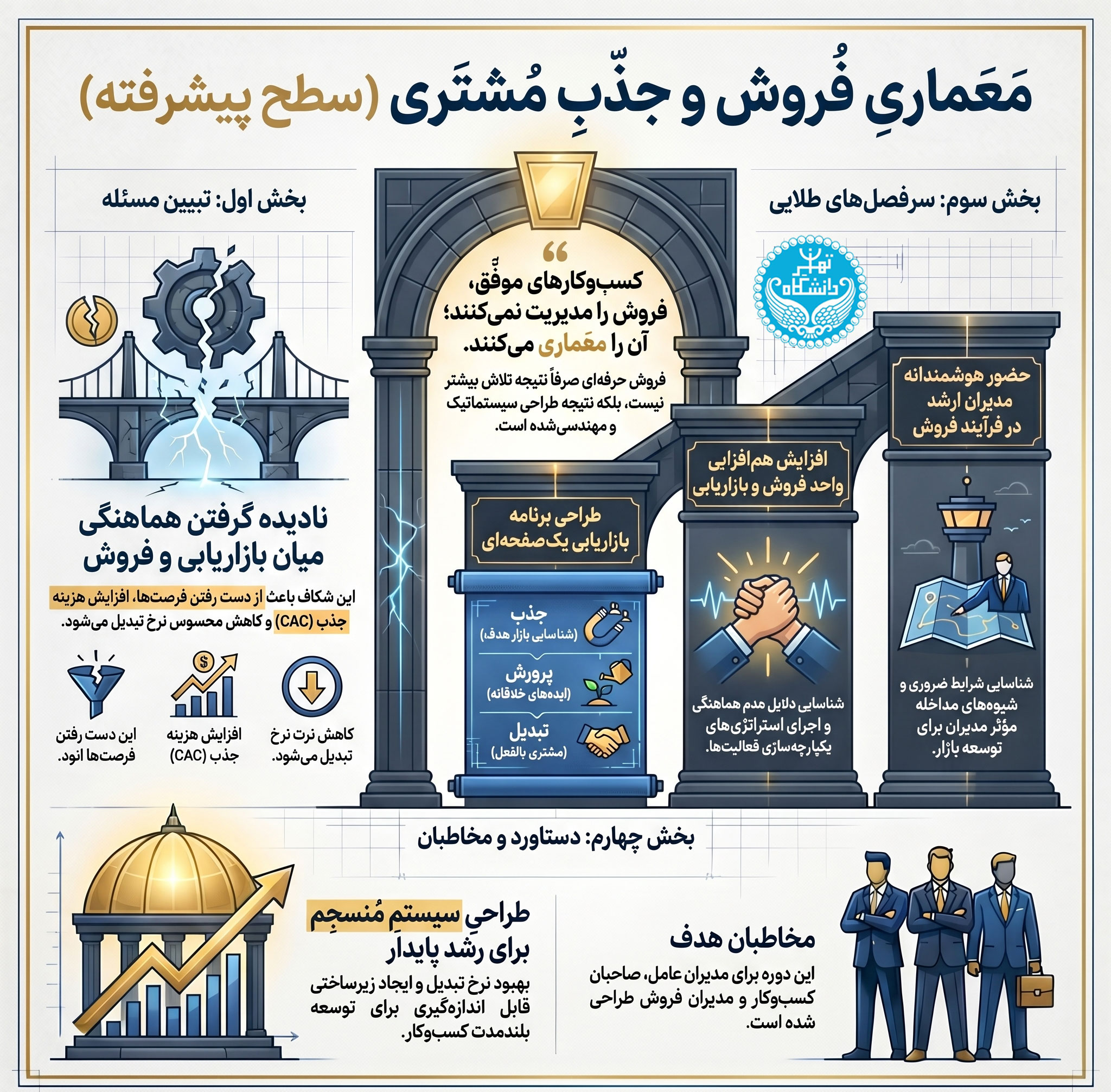 معماری فروش و جذب مشتری (پیشرفته)