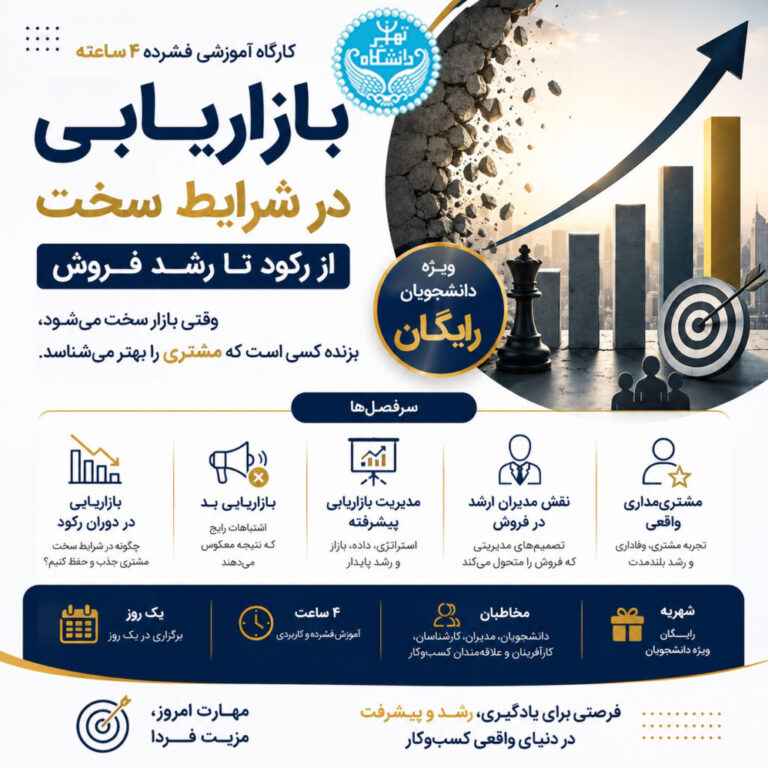 بازاریابی در شرایط بحران؛ از رکود تا رشد فروش